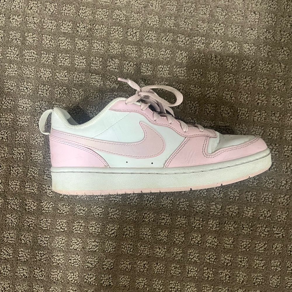 Pink and White Sneakers